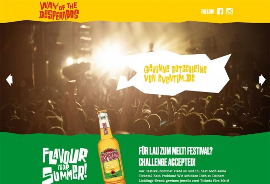 Desperados Flavour Your Sommer Kampagne