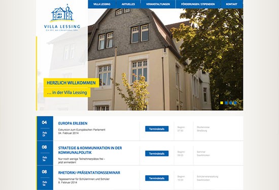 Webportal villa lessing